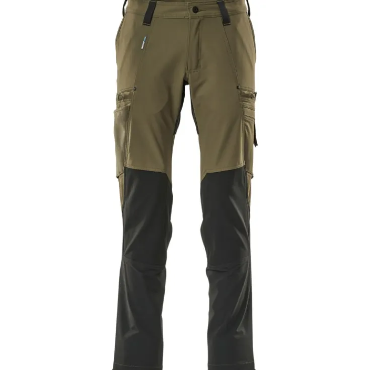 New Advanced arbejdsbukser med stretch, grøn/sort, str. 76C50 Bukser & Shorts