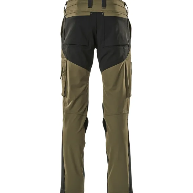 New Advanced arbejdsbukser med stretch, grøn/sort, str. 76C50 Bukser & Shorts