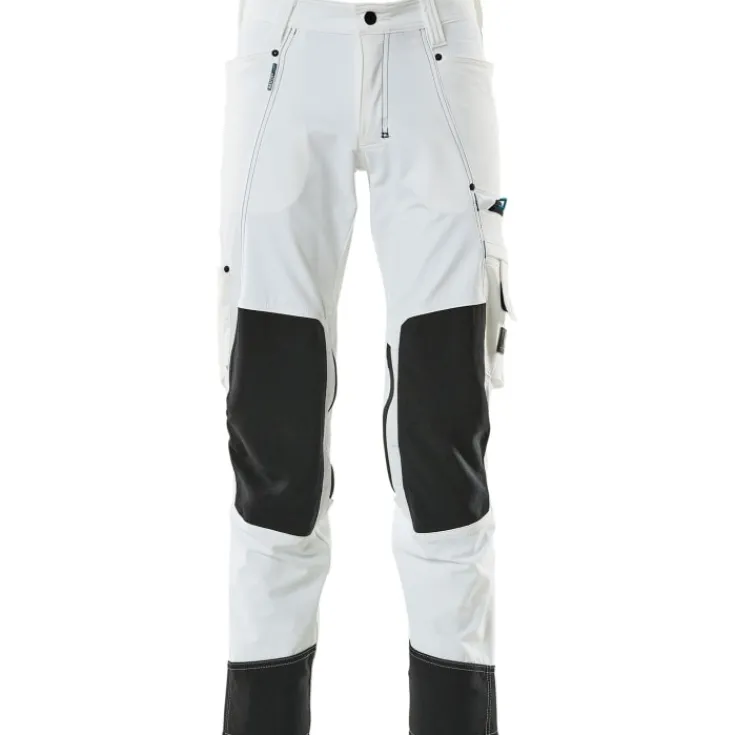 Outlet Advanced arbejdsbukser med stretch, hvid, str. 82C62 Bukser & Shorts