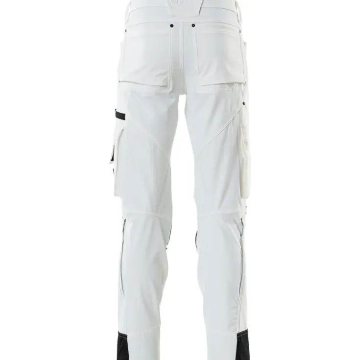 Outlet Advanced arbejdsbukser med stretch, hvid, str. 82C62 Bukser & Shorts