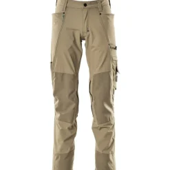 Discount Advanced arbejdsbukser med stretch, khaki, str. 76C46 Bukser & Shorts
