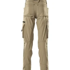 Discount Advanced arbejdsbukser med stretch, khaki, str. 76C46 Bukser & Shorts