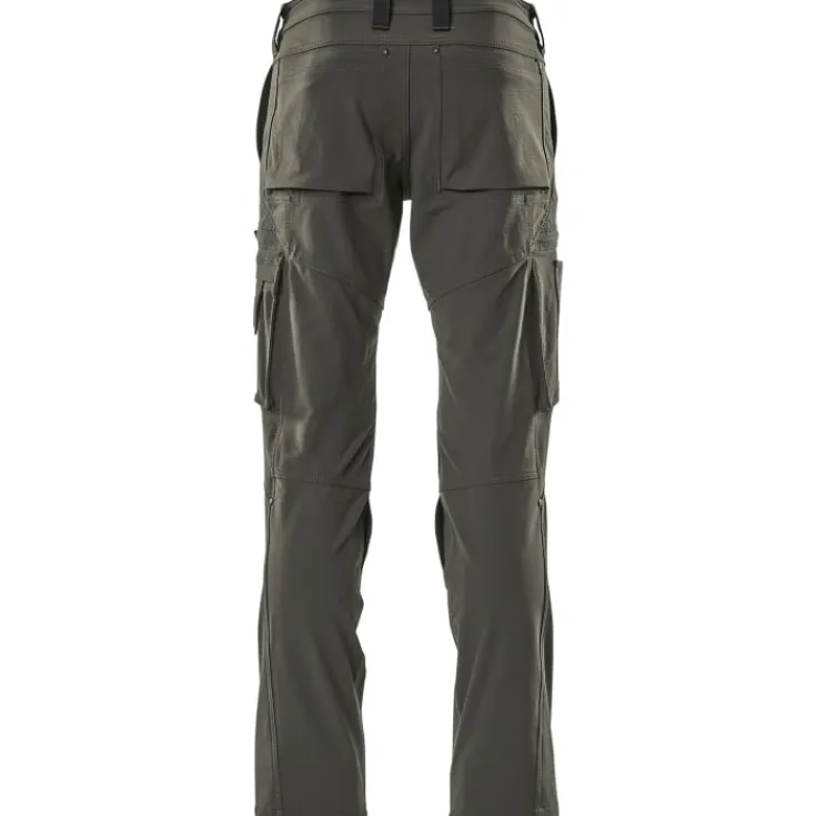 Discount Advanced arbejdsbukser med stretch, koksgrå, str. 76C49 Bukser & Shorts