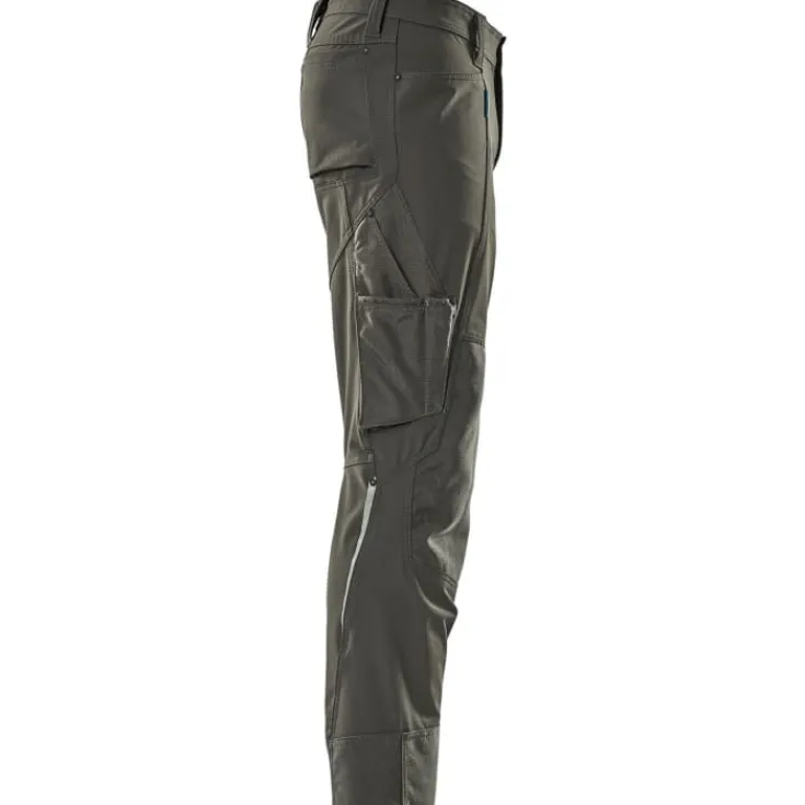 Best Advanced arbejdsbukser med stretch, koksgrå, str. 76C58 Bukser & Shorts