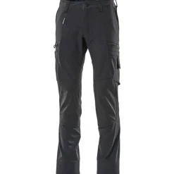 Advanced arbejdsbukser med stretch, marineblå, str. 76C44 Bukser & Shorts