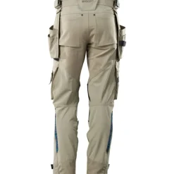 Discount Advanced håndværkerbukser med stretch, khaki, str. 82C62 Bukser & Shorts