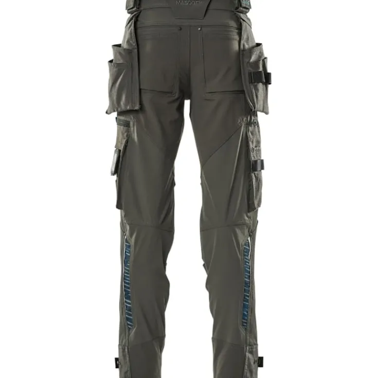 New Advanced håndværkerbukser med stretch, koksgrå, str. 76C47 Bukser & Shorts