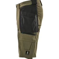 Outlet Advanced håndværkershorts med stretch, grøn, str. C46 Bukser & Shorts