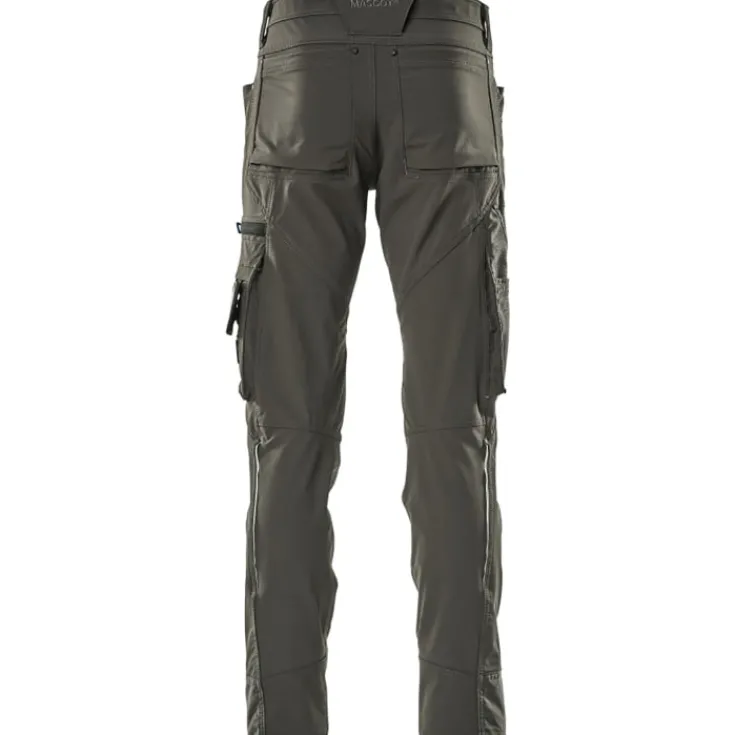 Outlet Advanced servicebukser med stretch, koksgrå, str. 76C42 Bukser & Shorts