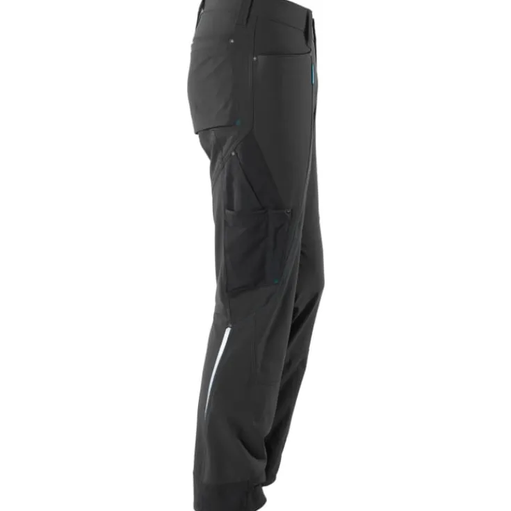 Sale Advanced servicebukser med stretch, sort, str. 76C42 Bukser & Shorts