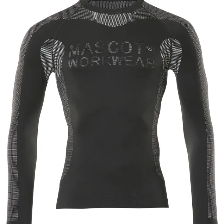 Clearance Lahti langærmet undertrøje, sort, str. 4XL/5XL Undertøj