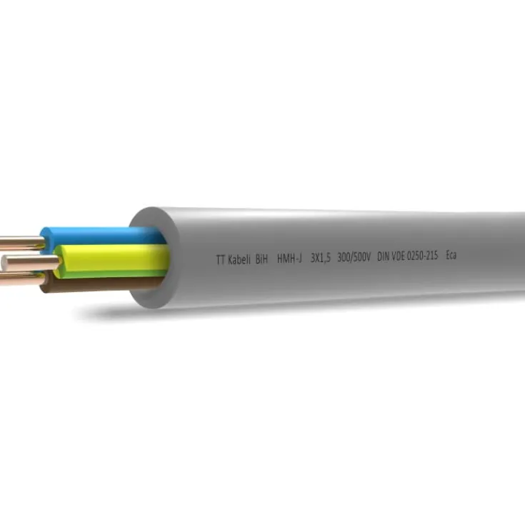 Hot 100 meter Installationskabel tynd, 5G1,5 mm² Installationskabler