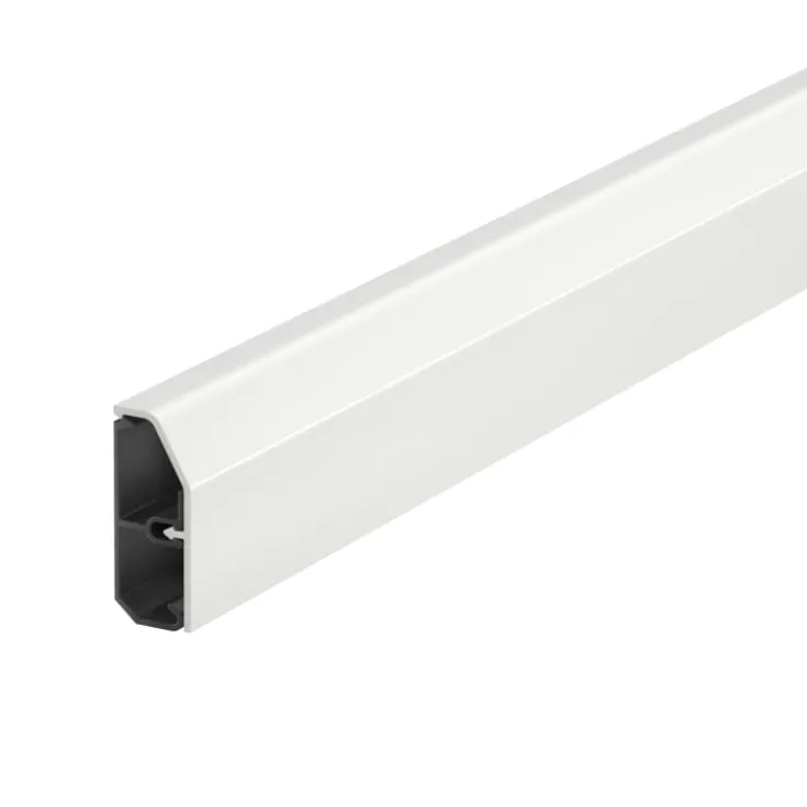2 meter fodpanel, SL 20/110 mm, hvid Kabelkanaler