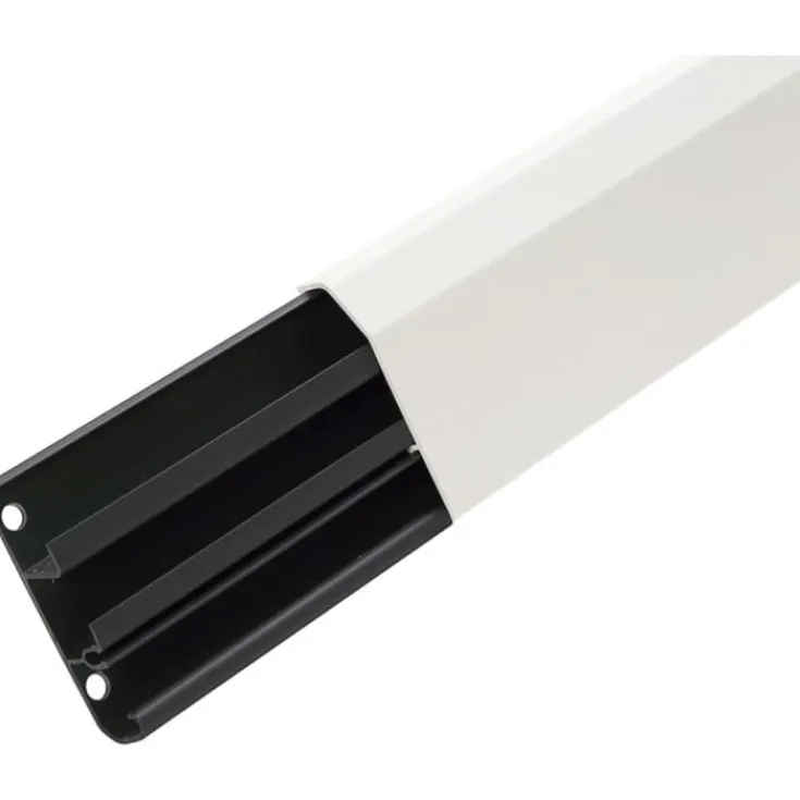 Online 2 meter fodpanel, SL 20/50 mm, hvid Kabelkanaler