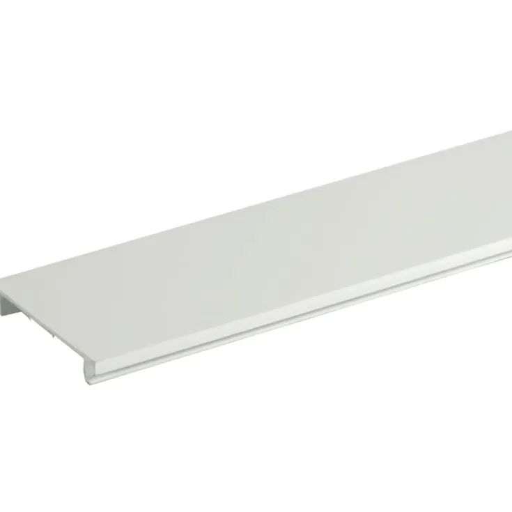 Outlet 2 meter BR kanallåg til installationskanal, 70/130 mm, perlehvid Kabelkanaler