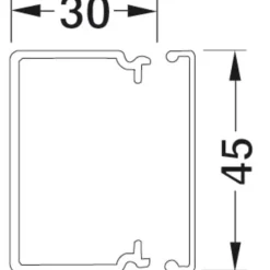 Clearance 32 meter kabelkanal 30045 Kabelkanaler