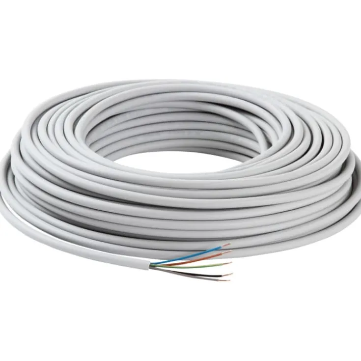 Clearance 50 meter installationskabel, , grå Installationskabler