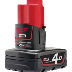 Outlet M12 Red Lithium batteri, 12V/4,0 Ah Batterier & Opladere