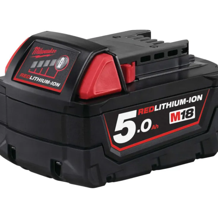 Clearance M18 Red Lithium B5 batteri, 18V/5,0 Ah Batterier & Opladere
