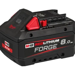New M18 Red Lithium Forge FB8 batteri, 18V/8,0 Ah Batterier & Opladere