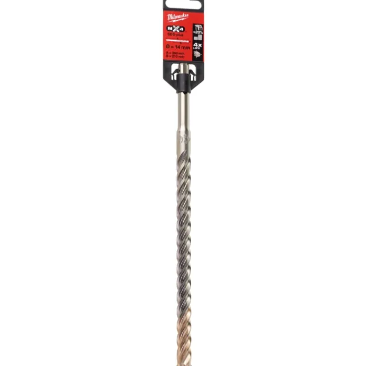 Clearance MX4 SDS+ hammerbor, 4 skærs, Bits, Toppe & Bor