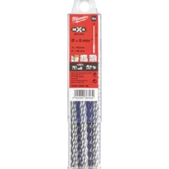 MX4 SDS+ hammerbor, 4 skærs, 5,5x160 mm, 10-pak Bits, Toppe & Bor