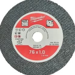 Clearance skæreskive til metal, Ø76/10x1 mm, 5 stk Skiver & Klinger