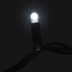 New MK Ice Lite LED lyskæde, 102 koldhvid, 12 koldhvid, 230V Udendørs Julelys