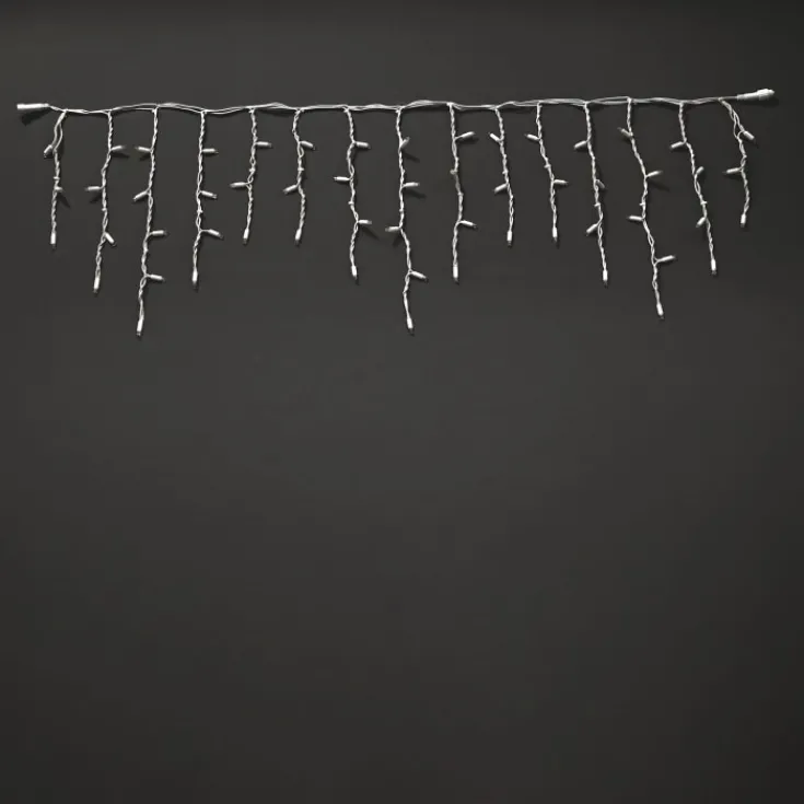 Best MK Ice Lite LED lyskæde, 102 varmhvid, 12 koldhvid, 230V Udendørs Julelys