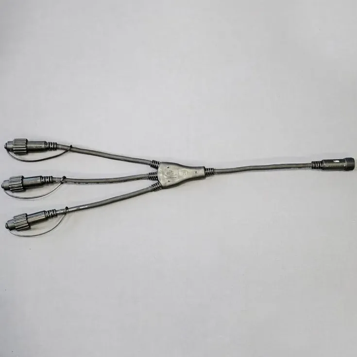 Clearance MK Quickfix fordeler, 3 udgange, 230V, Udendørs Julelys