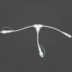 Discount MK Quickfix t-fordeler, 230V, 2 udgange, Udendørs Julelys