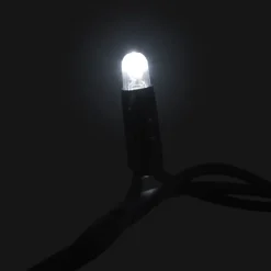 Best MK String Lite LED lyskæde, 90 koldhvid, 230V, 4,5 meter, sort Udendørs Julelys