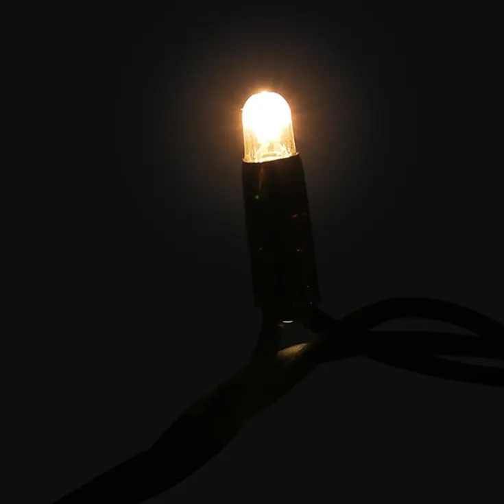 Sale MK String Lite LED lyskæde, 120 varmhvid, 230V, 12 meter, hvid Udendørs Julelys