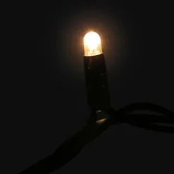 Online MK String Lite LED lyskæde, 120 varmhvid, 230V, 12 meter, sort Udendørs Julelys