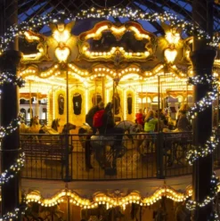 Clearance MK String Lite LED lyskæde, 120 varmhvid, 230V, 20 meter., sort Udendørs Julelys