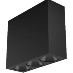 Clearance Dark Night påbygningsspot 7W, mat sort Påbygningsspots