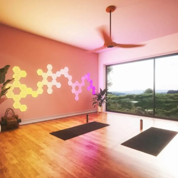 Shapes Hexagons startpakke, 9 paneler Led Strips|Nanoleaf