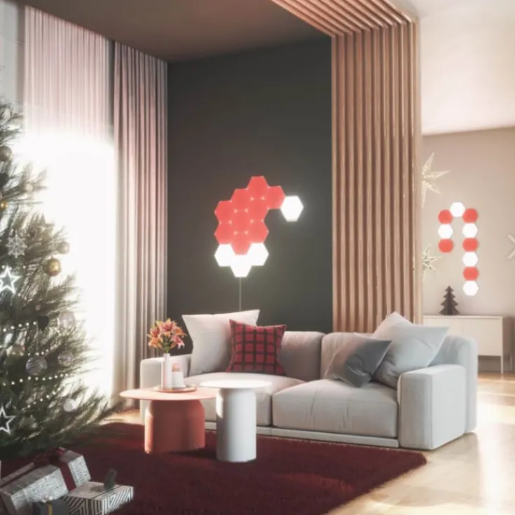 Shapes Hexagons startpakke, 9 paneler Led Strips|Nanoleaf