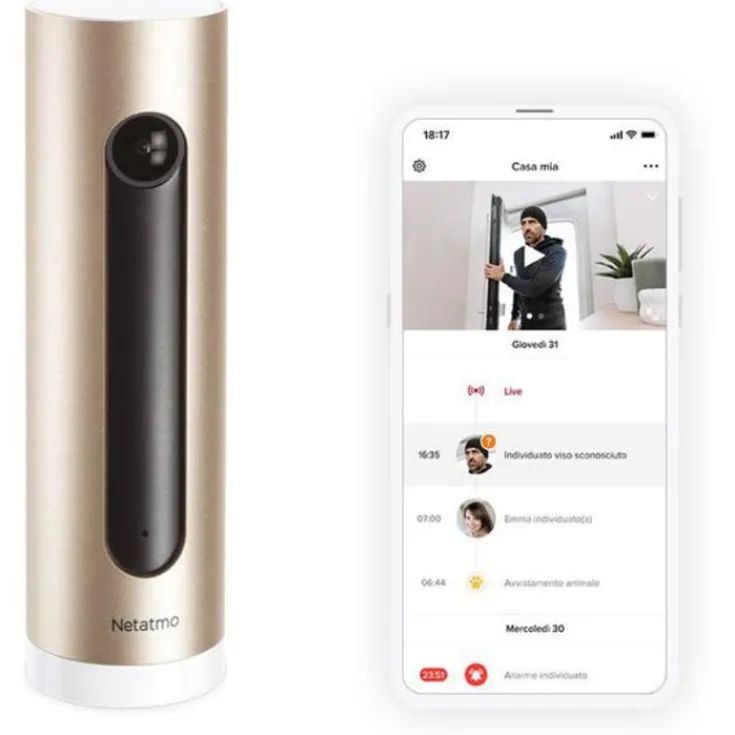 Best Welcome kamera Netatmo|Alarmsystemer & Tyverisikring