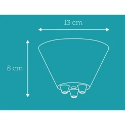 Outlet baldakin, 3 udgange, Baldakiner|Nielsen Light