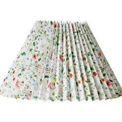 Online Blomster Hacienda Plisse lampeskærm, grøn, H19 Lampeskærme|Nielsen Light