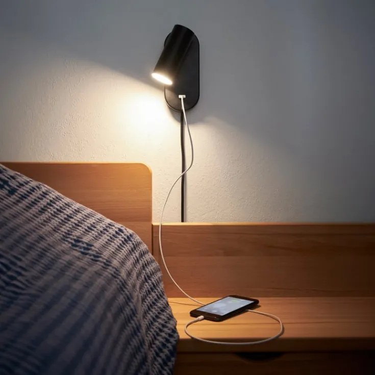 Discount Ego væglampe med USB, Væglamper|Nielsen Light