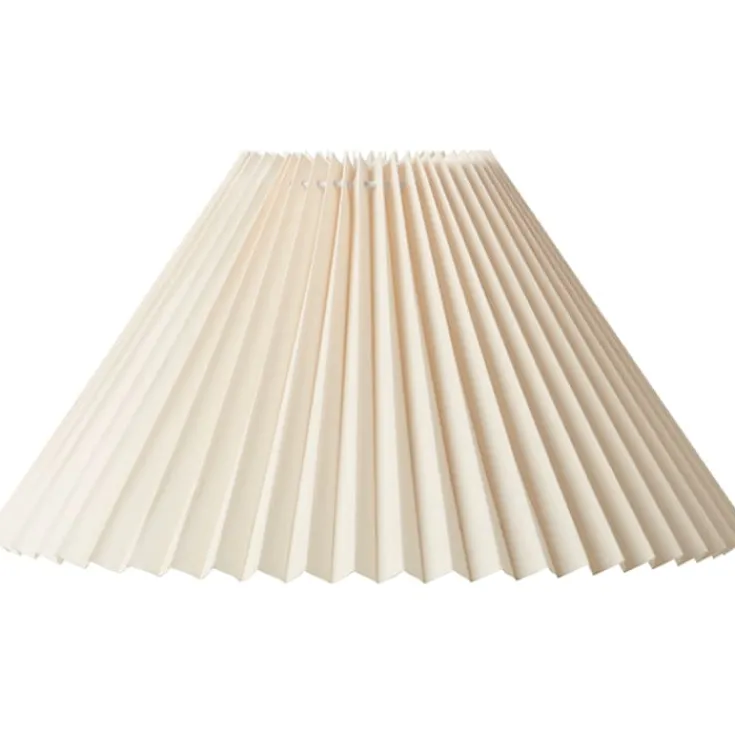 Clearance Emma Hacienda Plisse lampeskærm, beige, Lampeskærme|Nielsen Light