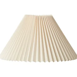 Hot Emma Hacienda Plisse lampeskærm, beige, Lampeskærme