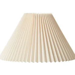 Clearance Emma Hacienda Plisse lampeskærm, beige, Lampeskærme|Nielsen Light