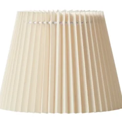 Emma Villa Plisse lampeskærm, beige, Lampeskærme|Nielsen Light
