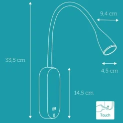 Eye væglampe med USB, Væglamper|Nielsen Light