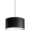 Clearance Isabella Castillo lampeskærm, sort/hvid, Ø40 cm Lampeskærme