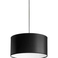 Clearance Isabella Castillo lampeskærm, sort/hvid, Ø40 cm Lampeskærme