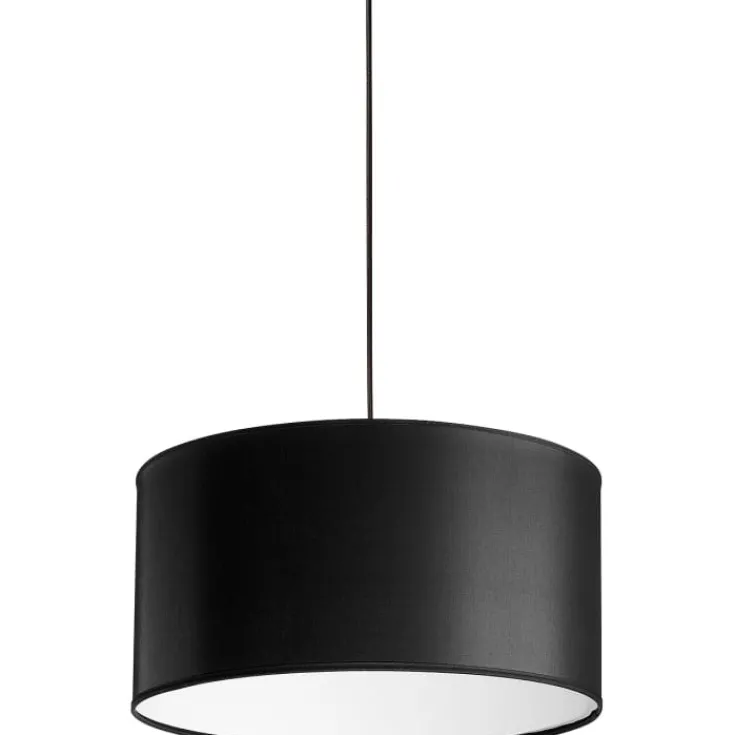 Clearance Isabella Castillo lampeskærm, sort/hvid, Ø40 cm Lampeskærme